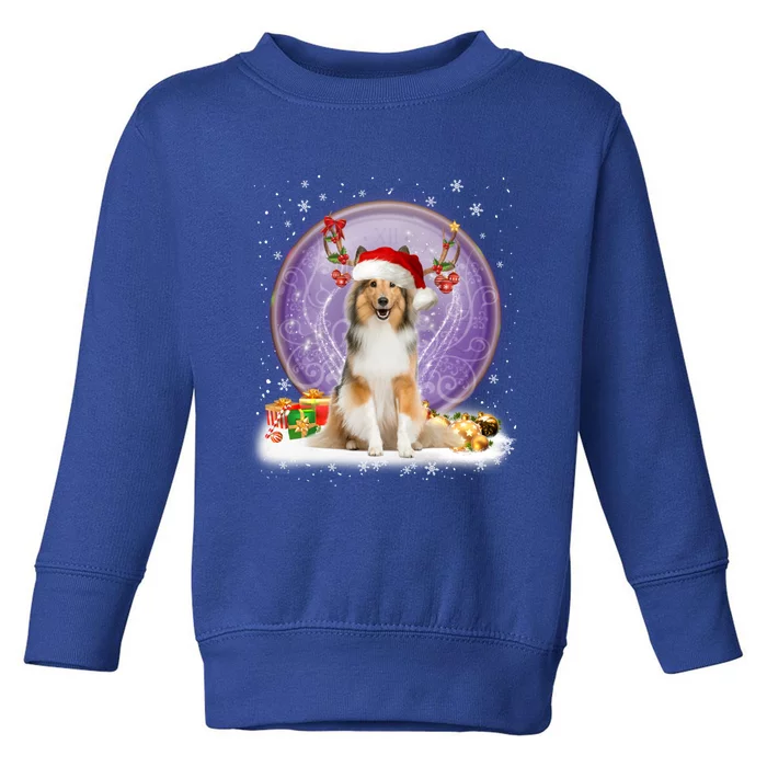 Shetland Sheepdog It's Time For Magical For Dog Lover Xmas Cute Gift Toddler Sweatshirt