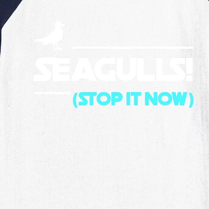 Seagulls Stop It Now Baseball Sleeve Shirt