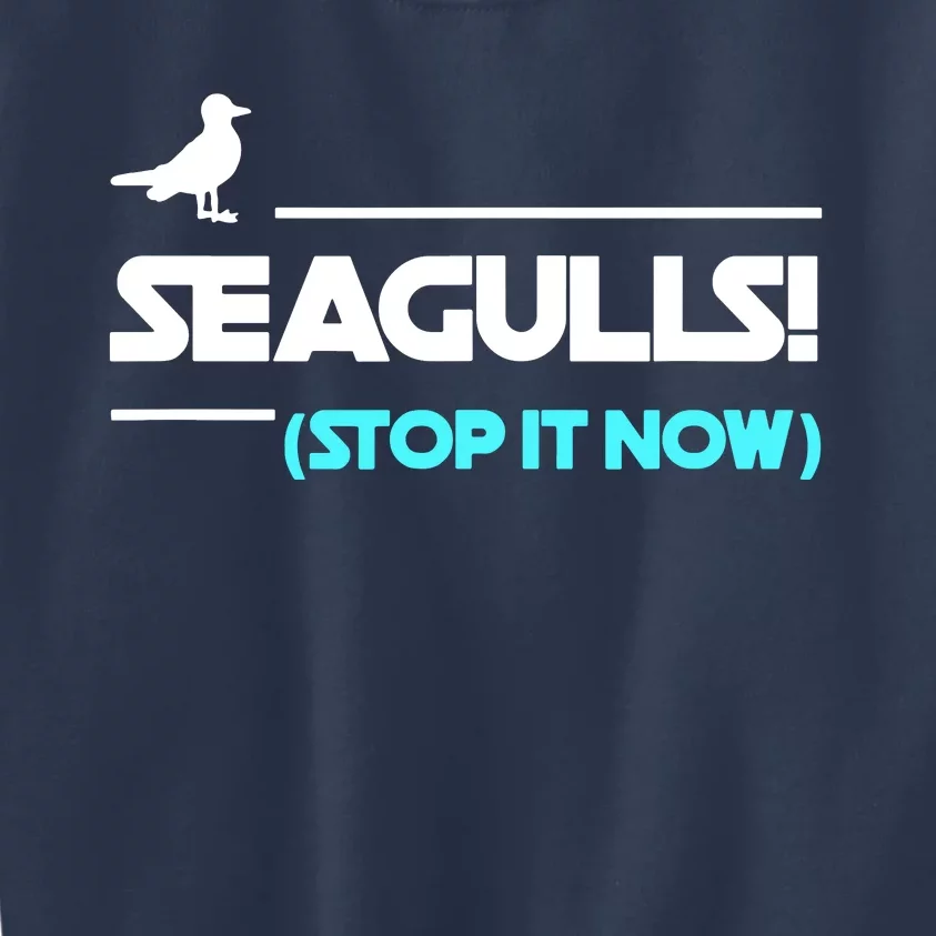 Seagulls Stop It Now Kids Sweatshirt