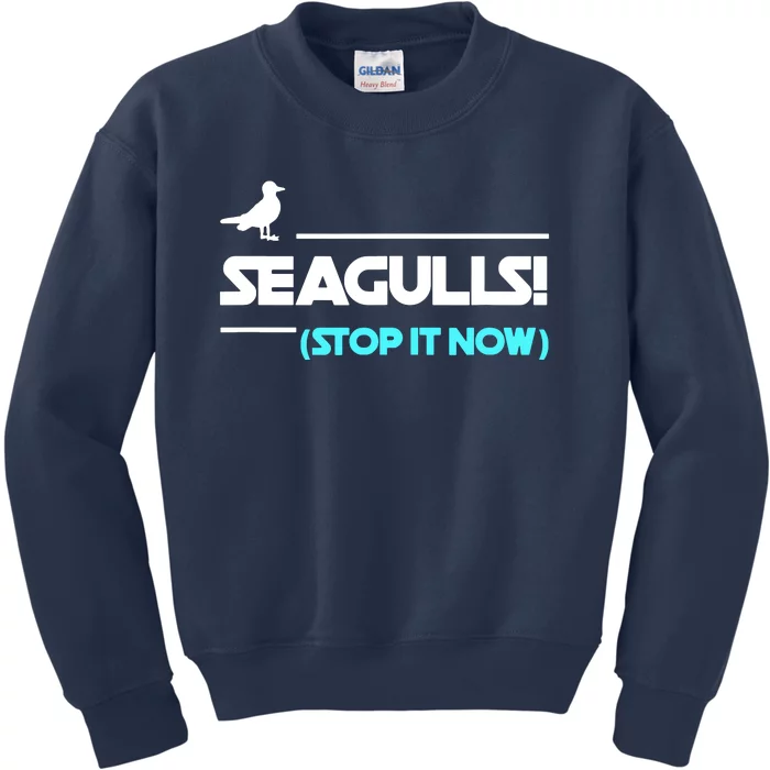 Seagulls Stop It Now Kids Sweatshirt