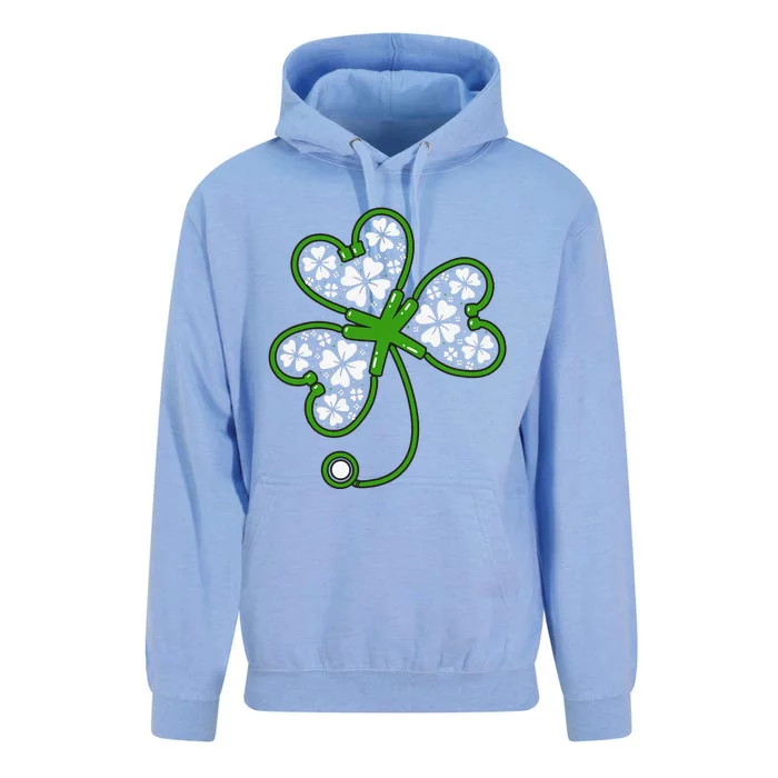 Shamrock Stethoscope Irish Nurse St Patricks Day Lucky Unisex Surf Hoodie