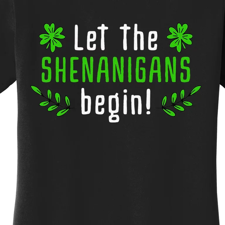 Shenanigans Saint Irish Pats St. Patrick's Day Costume Women's T-Shirt