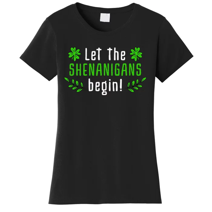 Shenanigans Saint Irish Pats St. Patrick's Day Costume Women's T-Shirt