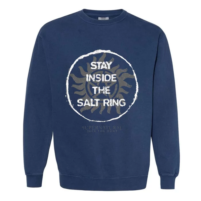 Supernatural Stay Inside The Salt Ring Garment-Dyed Sweatshirt