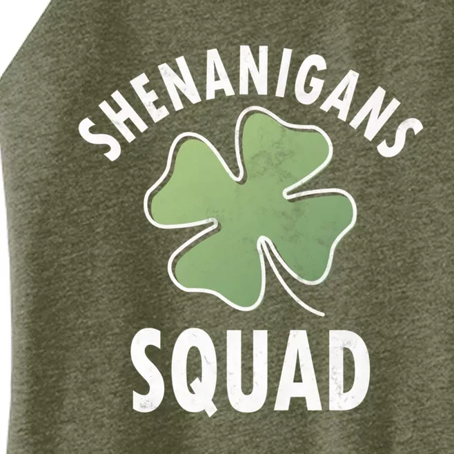 Shenanigans Squad Irish Gift Funny Saint Patricks Day Funny Gift Women’s Perfect Tri Rocker Tank