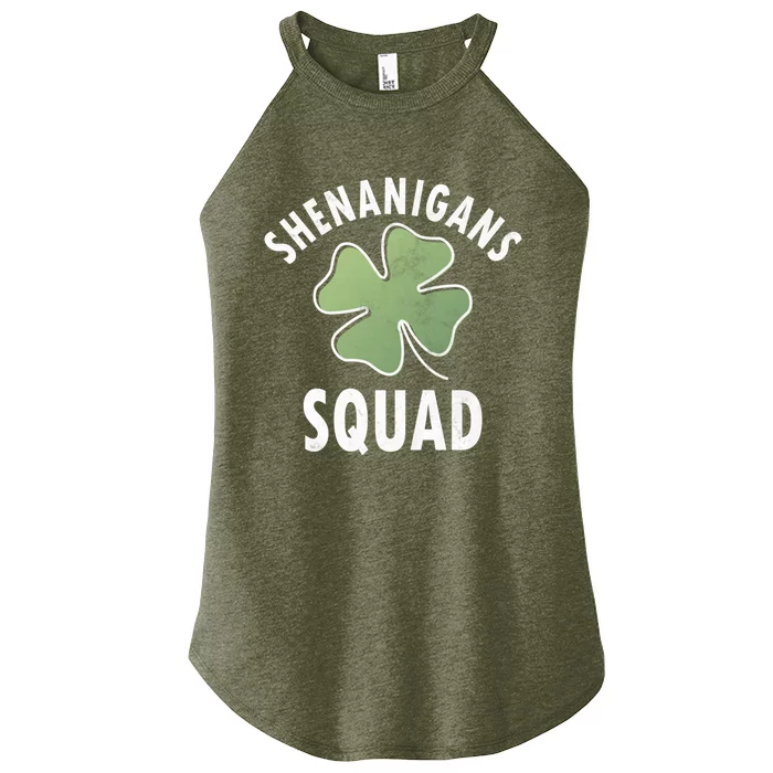 Shenanigans Squad Irish Gift Funny Saint Patricks Day Funny Gift Women’s Perfect Tri Rocker Tank