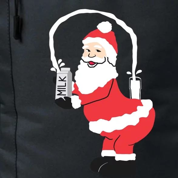 Sexy Santa Internet Great Gift Santa Squirting Milk Design Daily Commute Backpack