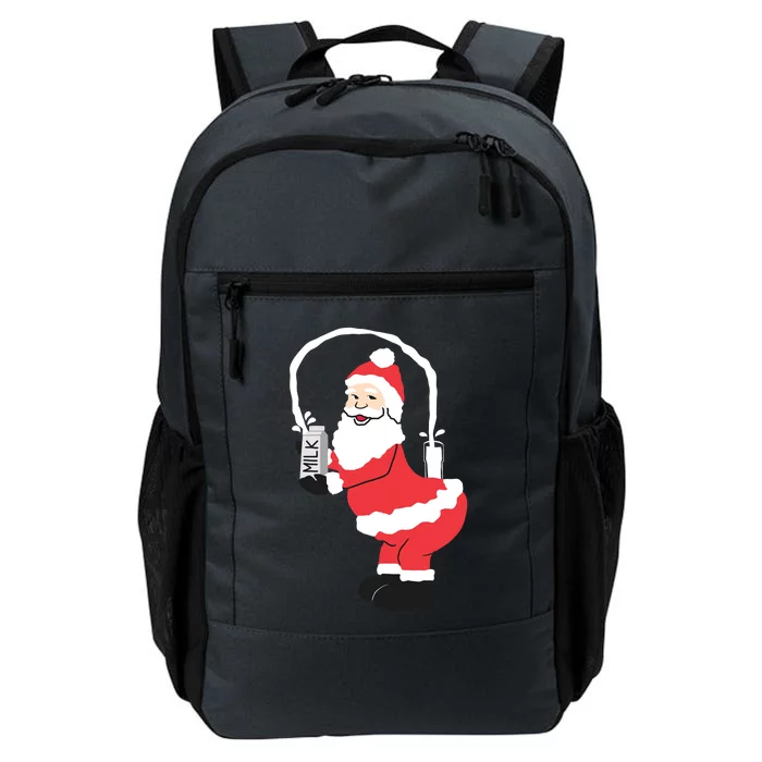 Sexy Santa Internet Great Gift Santa Squirting Milk Design Daily Commute Backpack