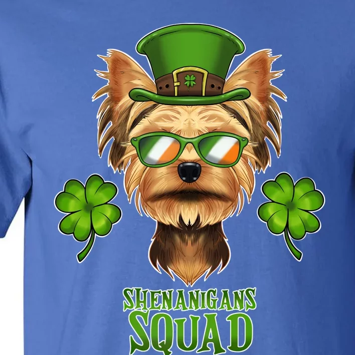 Shenanigans Squad I St Patricks Day Yorkshire Terrier Cool Gift Tall T-Shirt