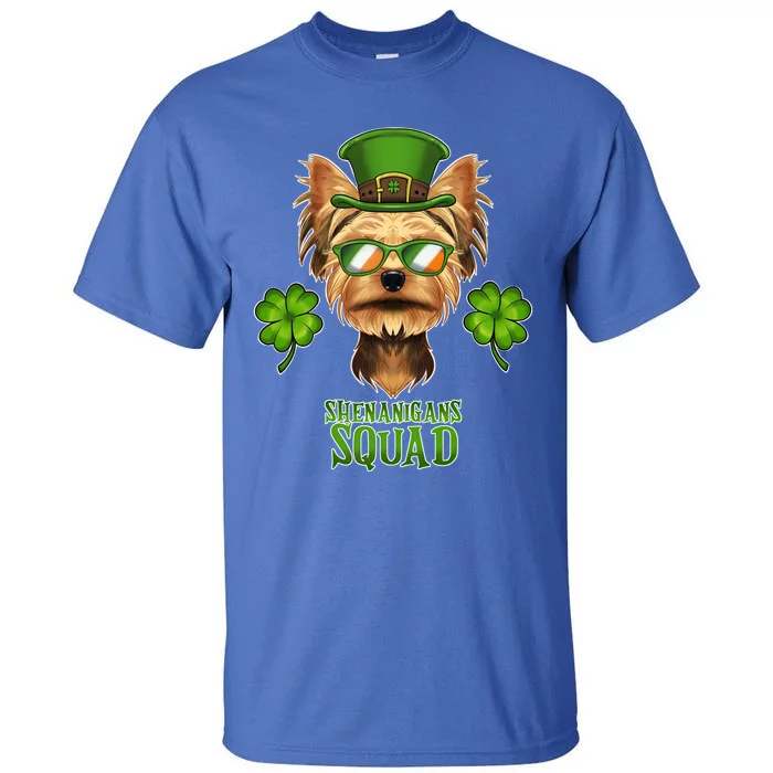 Shenanigans Squad I St Patricks Day Yorkshire Terrier Cool Gift Tall T-Shirt