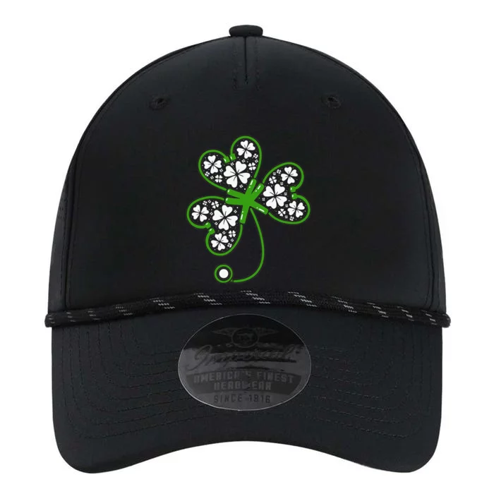 Shamrock Stethoscope Irish Nurse St Patricks Day Lucky Performance The Dyno Cap