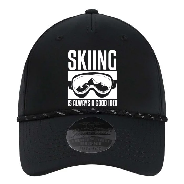 Skier Skiing Is Always A Good Idea Ski Great Gift Performance The Dyno Cap