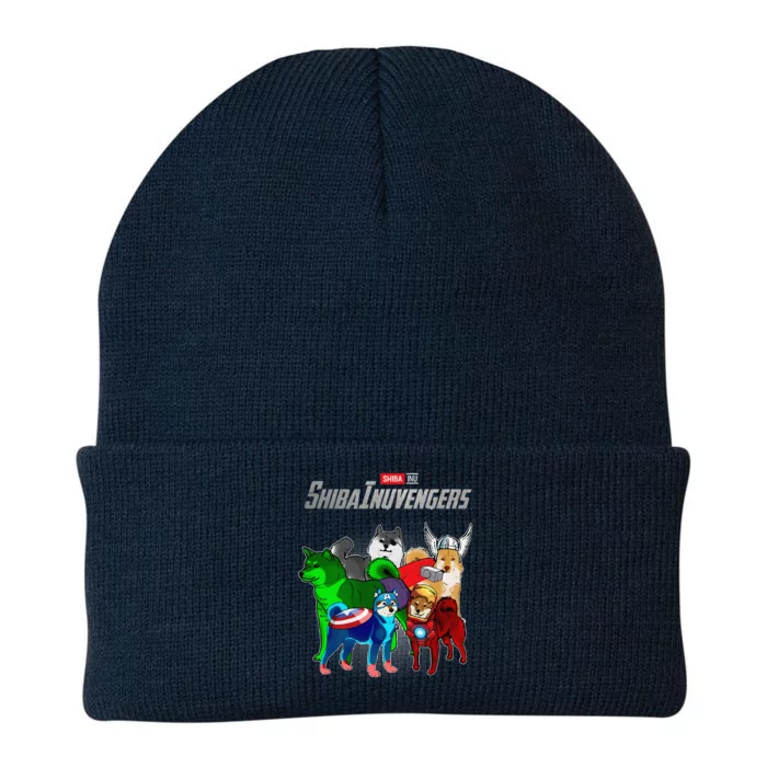 Shibainuvengers Shiba Inu Dog Mothers Day Knit Cap Winter Beanie