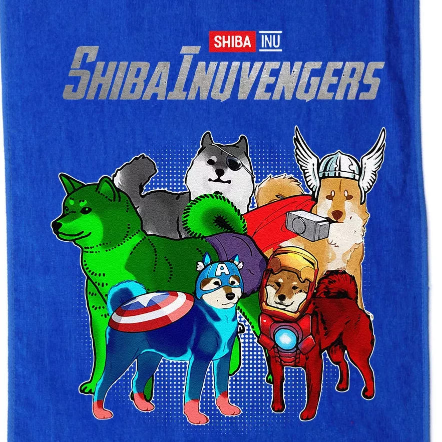 Shibainuvengers Shiba Inu Dog Mothers Day Platinum Collection Golf Towel