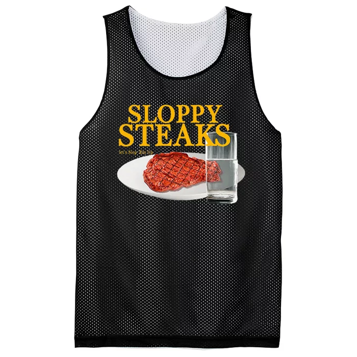 Sloppy Steaks I Think You Should Leave Mesh Reversible Basketball Jersey Tank