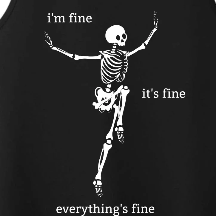 Sassy Skeleton: Im Fine Performance Tank