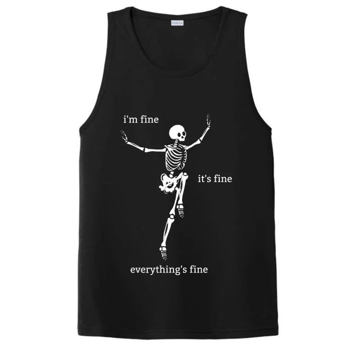 Sassy Skeleton: Im Fine Performance Tank