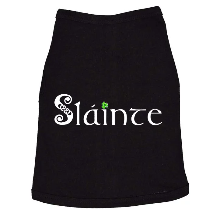 Slainte, Sláinte Irish Cheers, Health, St Patrick's Day Doggie Tank