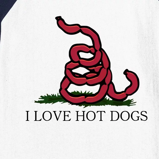 Shithead Steve I Love Hot Dogs Baseball Sleeve Shirt