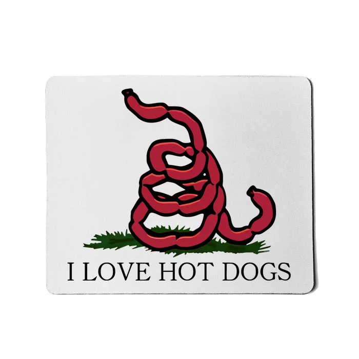 Shithead Steve I Love Hot Dogs Mousepad