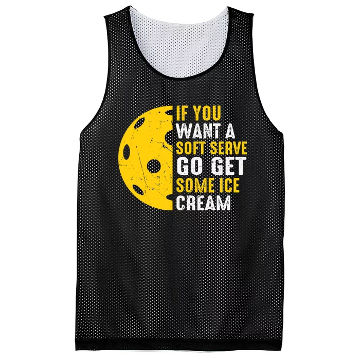 Soft Serve Ice Cream Paddleball Sports Pickleball Player Mesh Reversible Basketball Jersey Tank