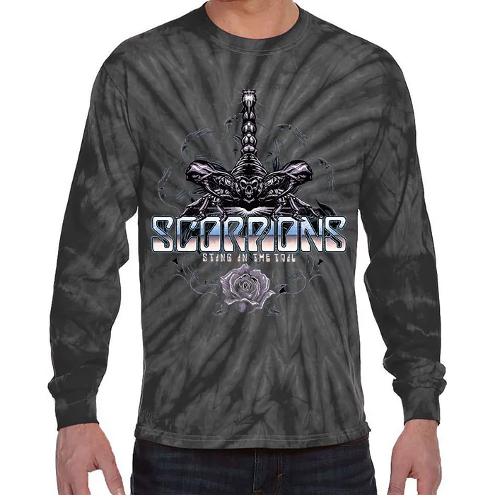 Scorpions Sting In The Tail Tie-Dye Long Sleeve Shirt