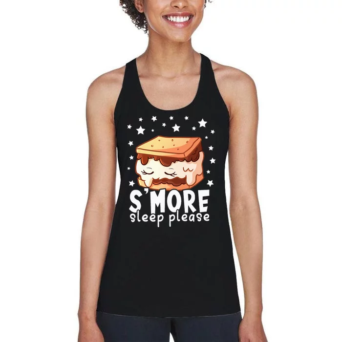 Smore Sleep I Marshmallow Pajamas Forcamping Women's Racerback Tank