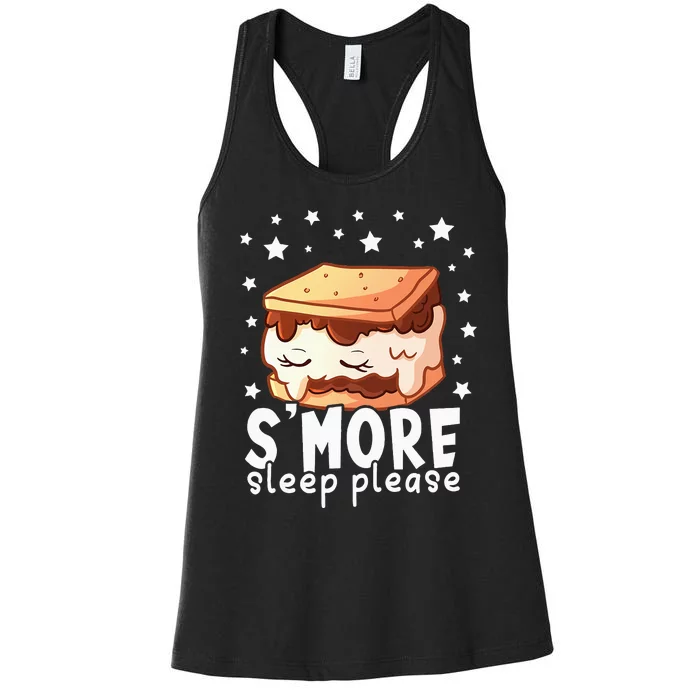 Smore Sleep I Marshmallow Pajamas Forcamping Women's Racerback Tank