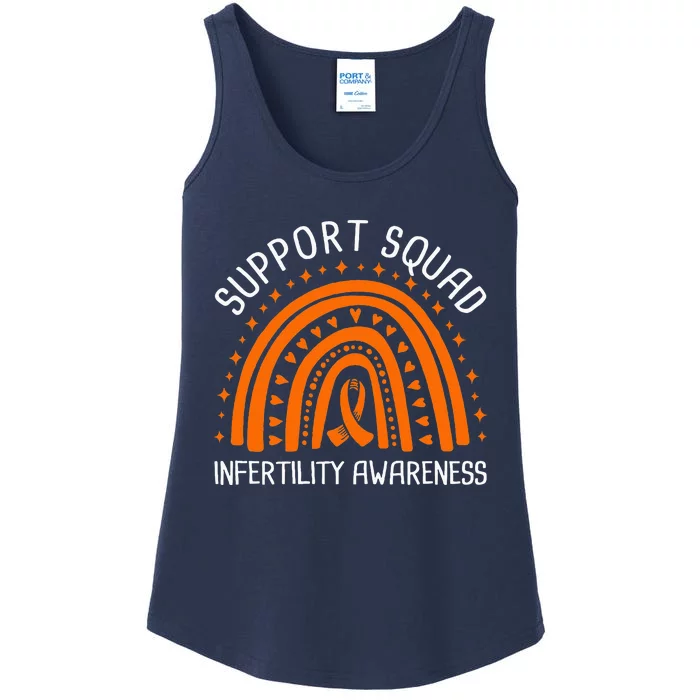 Support Squad Infertility Awareness Ladies Essential Tank