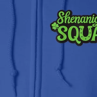 Shenanigans Squad Irish Tee Funny Saint Patricks Day. Full Zip Hoodie