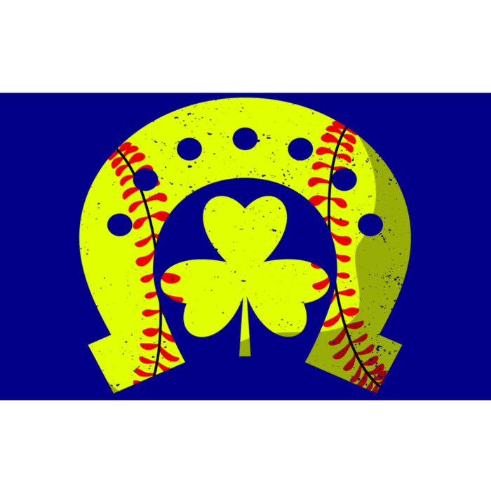 Shamrock Softball Irish Saint Patricks Day Paddys Baseball Gift Bumper Sticker