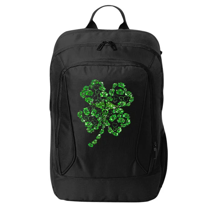 Shamrock Stethoscope Irish Nurse St Patricks Day Lucky City Backpack