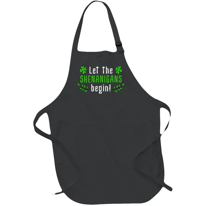 Shenanigans Saint Irish Pats St Patrick's Day Costume Full-Length Apron With Pocket