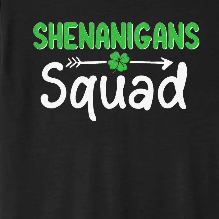 Shenanigans Squad Irish Shamrock Funny Saint Patricks Day ChromaSoft Performance T-Shirt