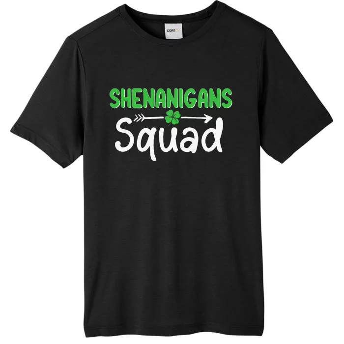 Shenanigans Squad Irish Shamrock Funny Saint Patricks Day ChromaSoft Performance T-Shirt