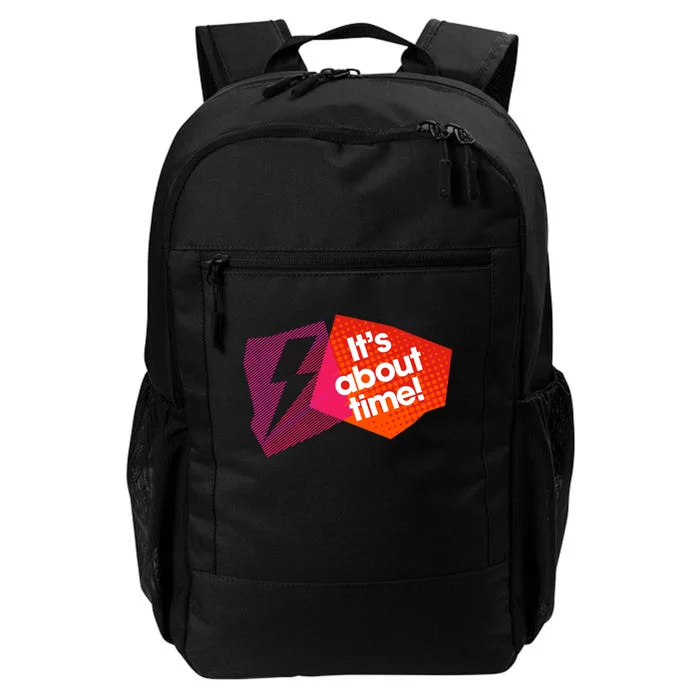 Sarah Slogan Its About Time Daily Commute Backpack