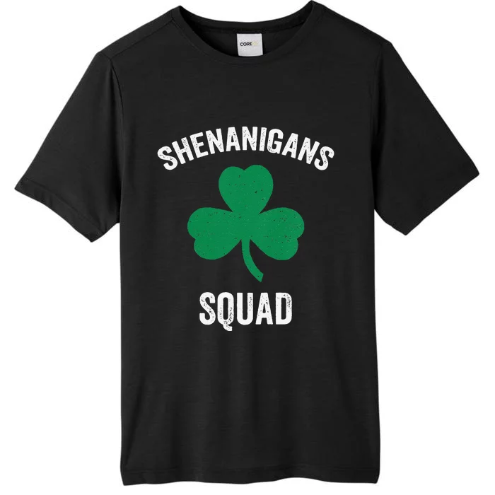 Shenanigans Squad Irish Shamrock Funny Saint Patricks Day ChromaSoft Performance T-Shirt