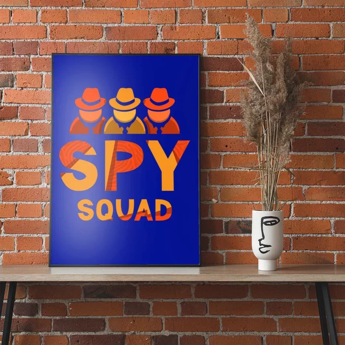 Spy Squad Investigator Private Detective Investigation Funny Gift Poster