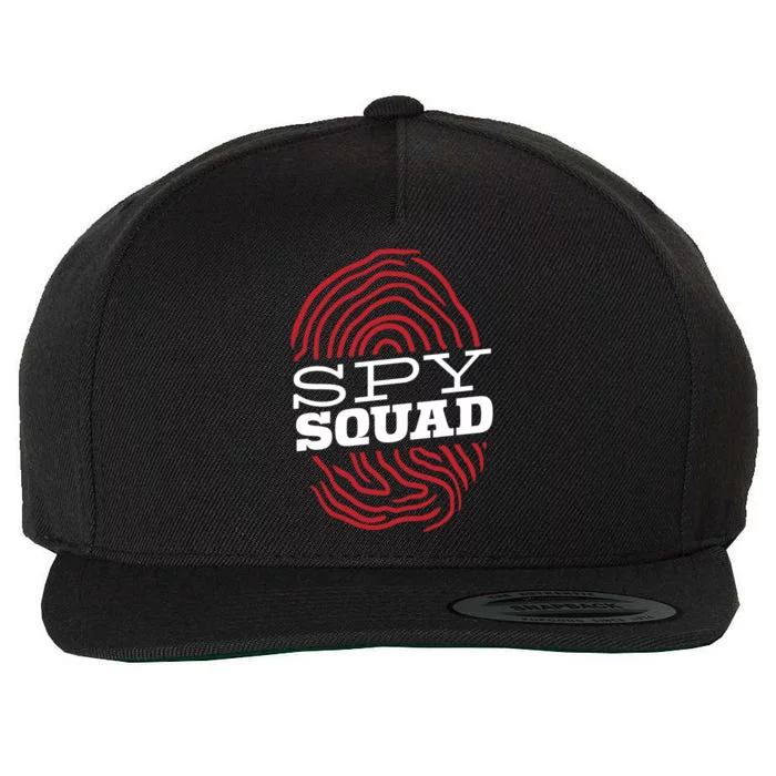 Spy Squad Investigator Private Detective Investigation Gift Wool Snapback Cap