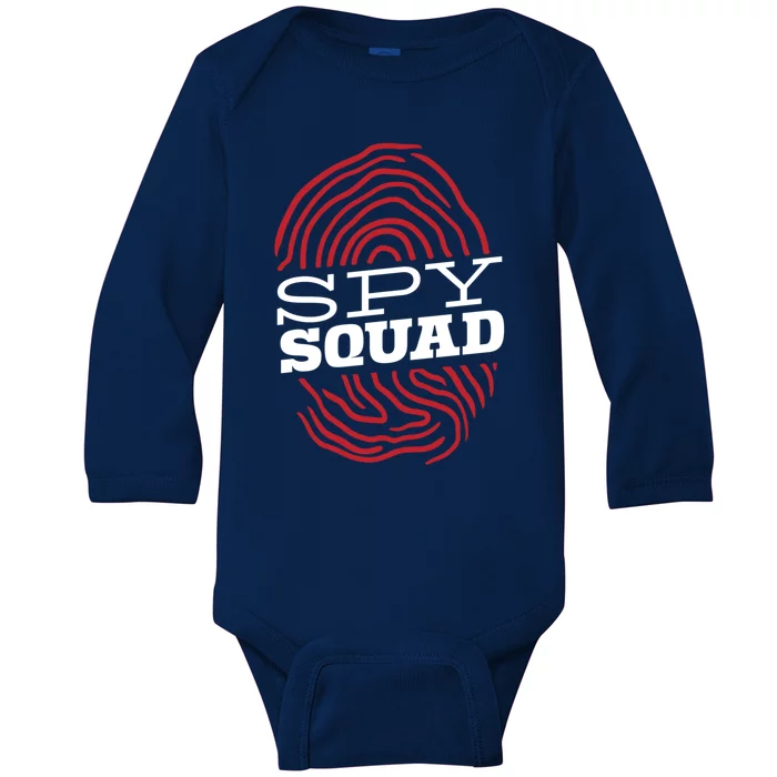 Spy Squad Investigator Private Detective Investigation Gift Baby Long Sleeve Bodysuit