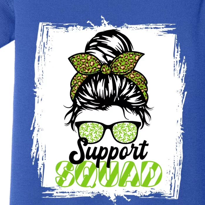 Support Squad I Green Ribbon Cerebral Palsy Awareness Gift Baby Bodysuit