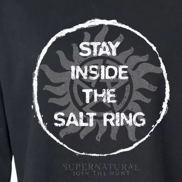 Supernatural Stay Inside The Salt Ring Cropped Pullover Crew