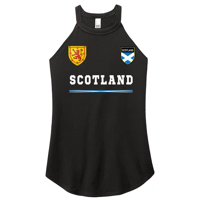 Scotland Sportssoccer Jersey Flag Football Women’s Perfect Tri Rocker Tank