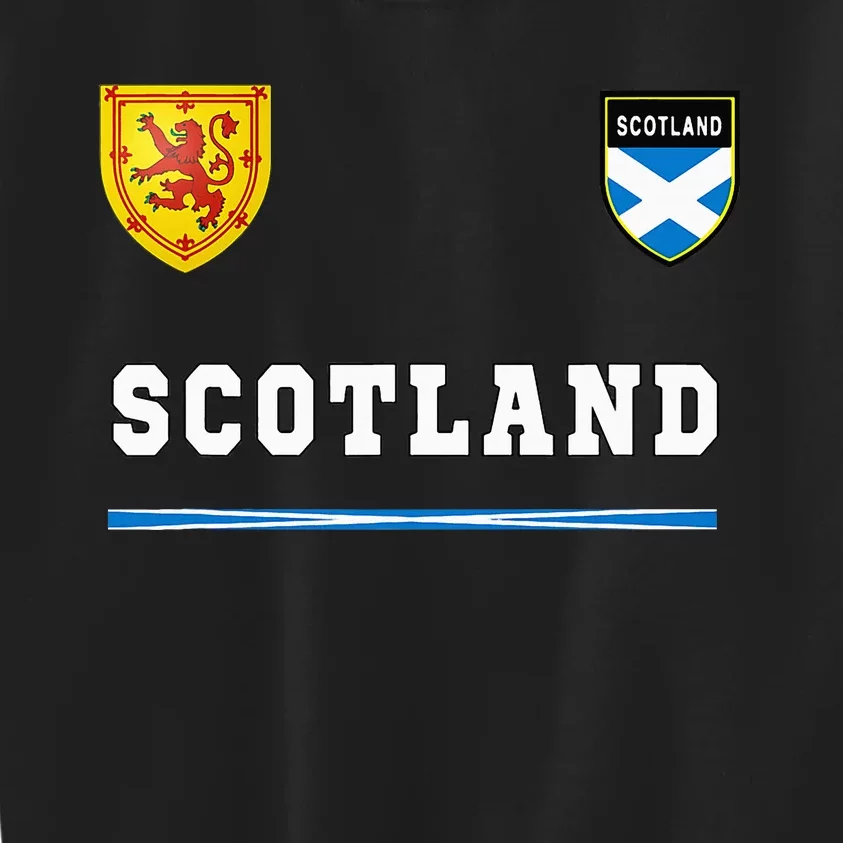 Scotland Sportssoccer Jersey Flag Football Kids Sweatshirt