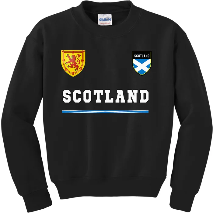 Scotland Sportssoccer Jersey Flag Football Kids Sweatshirt