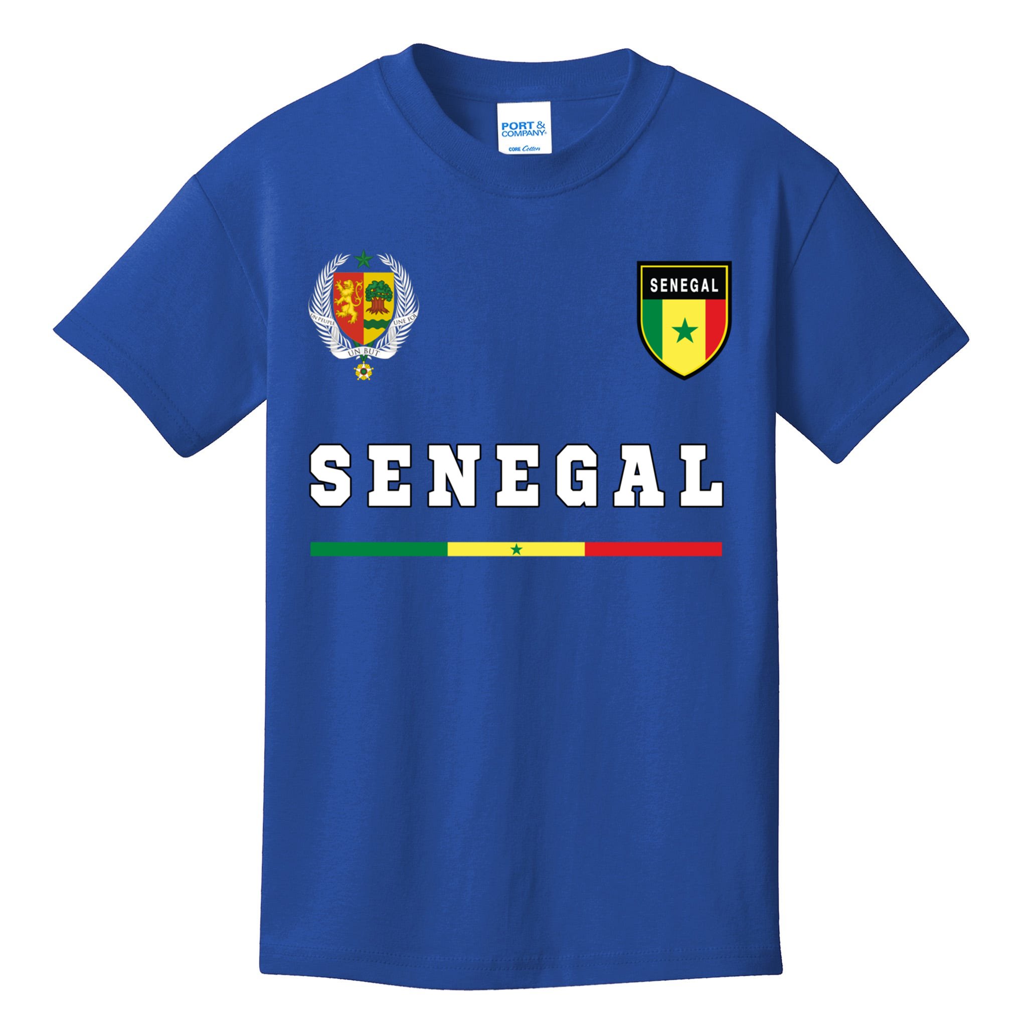 : Senegal Sport/Soccer Jersey Tee Flag Football Dakar T