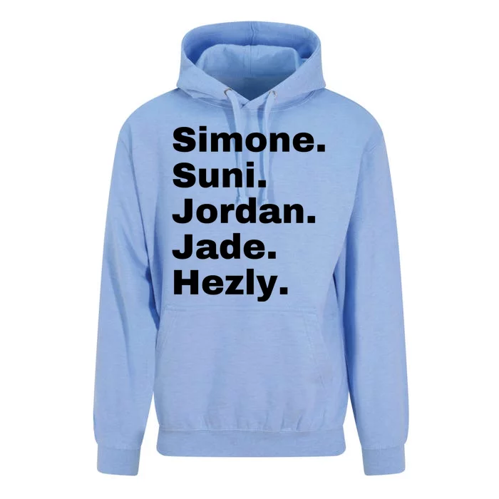 Simone. Suni. Jordan. Jade. Hezly Unisex Surf Hoodie