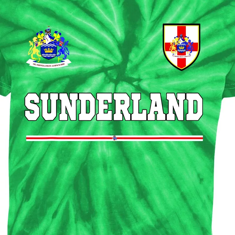 Sunderland Sportssoccer Jersey Flag Football Kids Tie-Dye T-Shirt