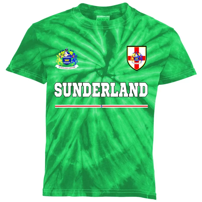 Sunderland Sportssoccer Jersey Flag Football Kids Tie-Dye T-Shirt