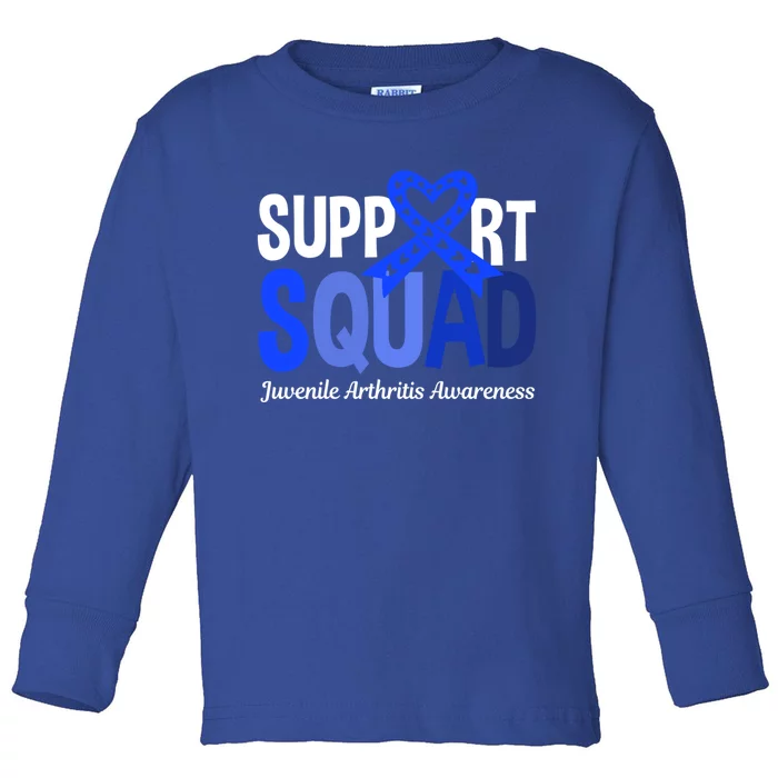 Support Squad Juvenile Arthritis Awareness Wear Meaningful Gift Toddler Long Sleeve Shirt